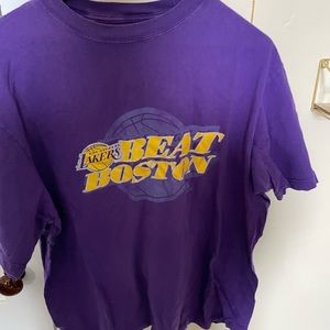 Adidas LA Lakers Beat Boston T shirt